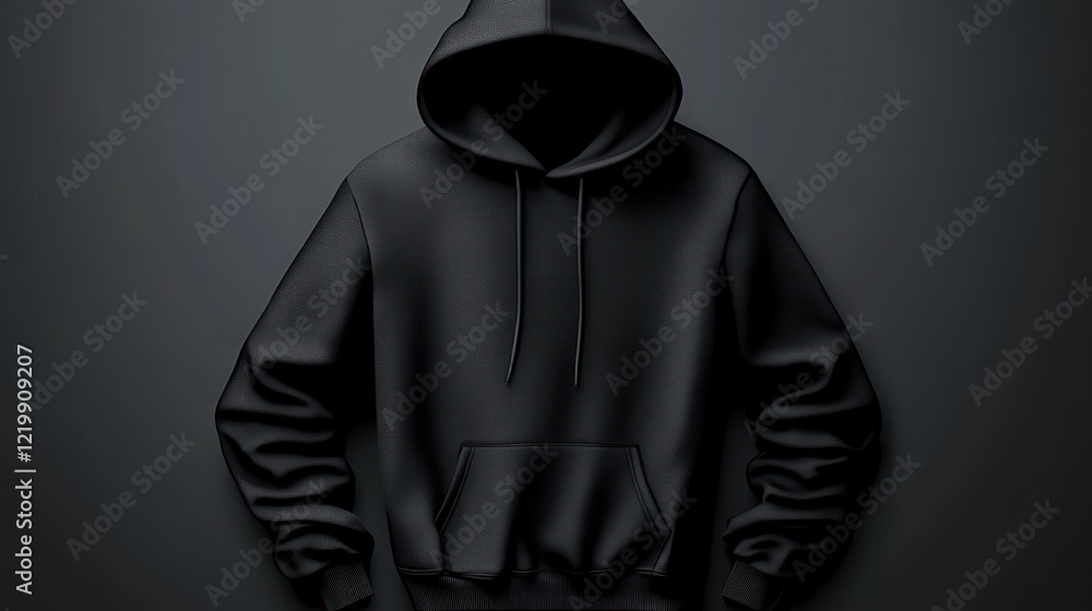 Black Hoodie Front and Back View Mockup Template for Graphic Design Artwork on Transparent Background Black Hoodie Front and Back View Mockup Template for Graphic Design Artwork on Transparent Background