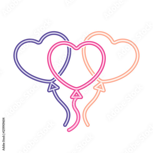 balloons helium neon