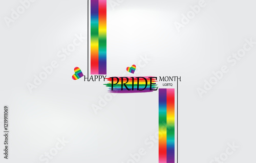 Radiant Love Happy Pride Month Design