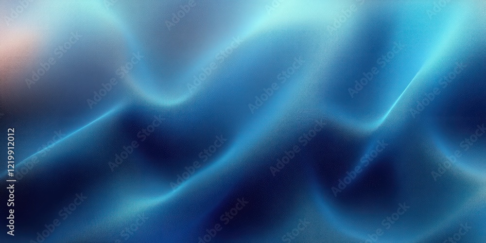 Abstract Blue Gradient Background with Soft Focus Ethereal Lighting and Smooth Curved Lines Abstract Blue Gradient Background with Soft Focus Ethereal Lighting and Smooth Curved Lines