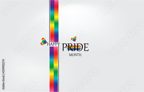 Joyful Celebrations Happy Pride Month Design