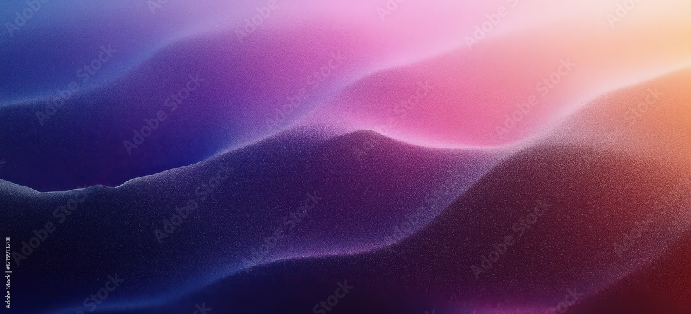 Fototapeta premium Vibrant Purple and Blue Abstract Expressionism Gradient Background with Texture and Soft Lighting