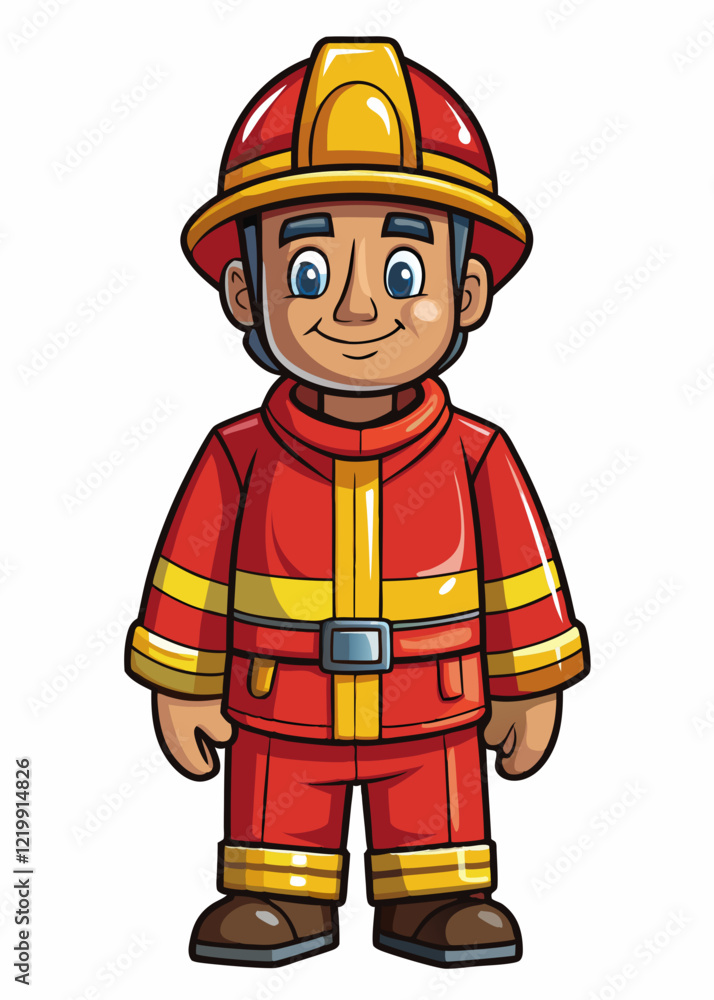 fireman isolated black outline vector illustration, white background fireman isolated black outline vector illustration, white background