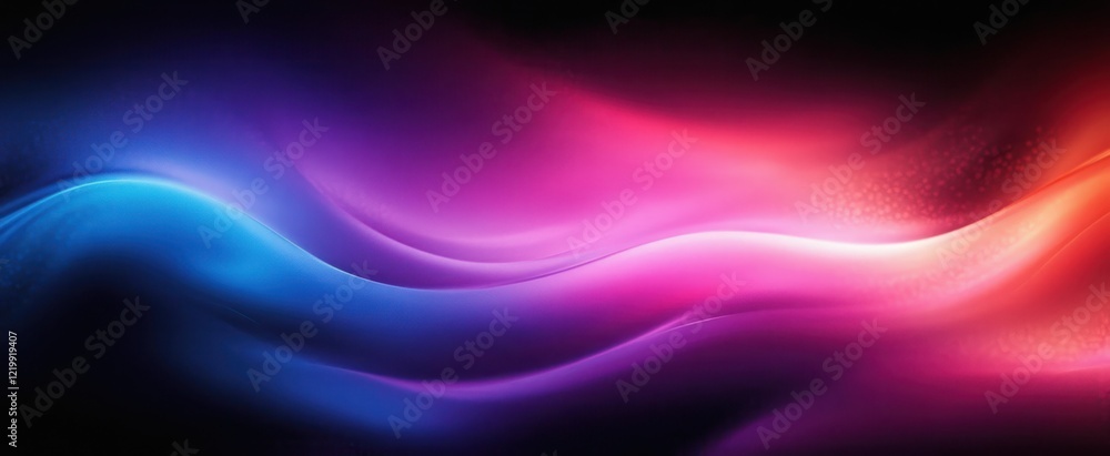 Abstract Vibrant Colorful Swirling Gradient Design with Purple Blue Pink Flowing Motion and Ambient Lighting