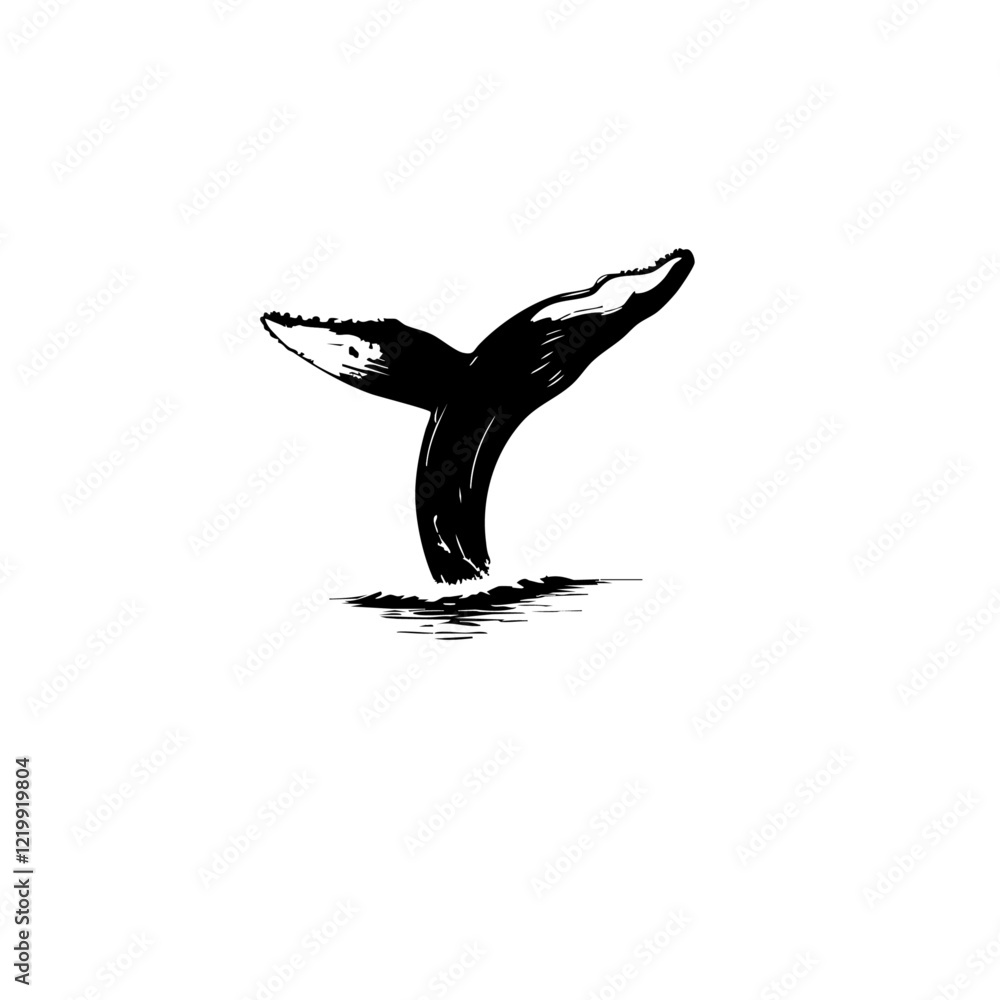 Fototapeta premium Whale Vector Logo Design