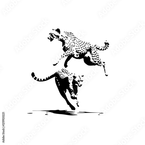 Cheetah Vector Logo Design