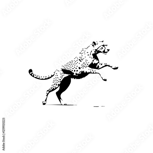 Cheetah Vector Logo Design