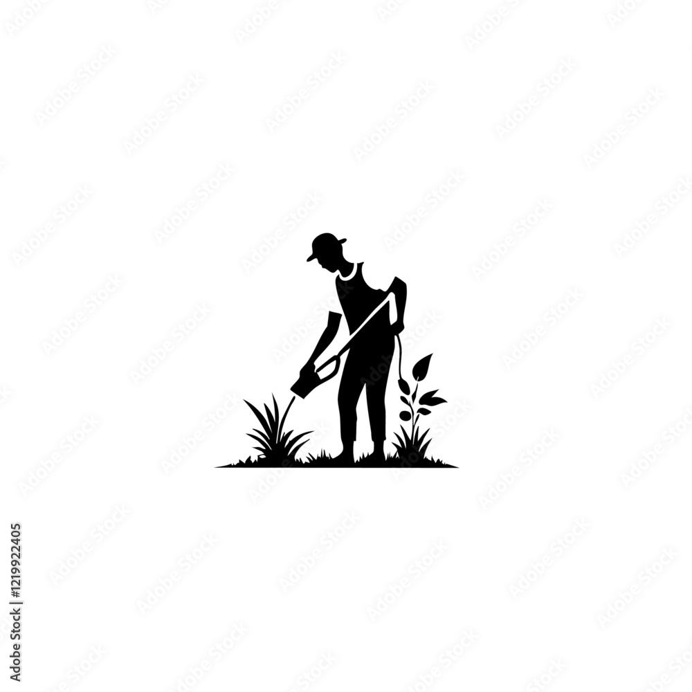 Obraz premium Gardening Vector Logo Design