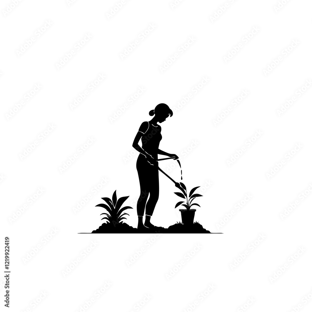 Gardening Vector Logo Design Gardening Vector Logo Design