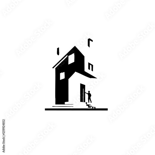 Home Renovation Vector Logo Design