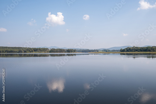 Beautiful landscape in Mae Puem National Park in Phayao province of Thailand. photo