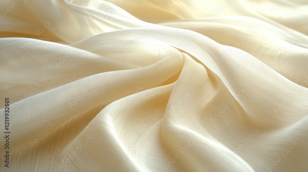 Soft, flowing ivory fabric with a subtle sheen, creating a beautiful abstract background. Soft, flowing ivory fabric with a subtle sheen, creating a beautiful abstract background.