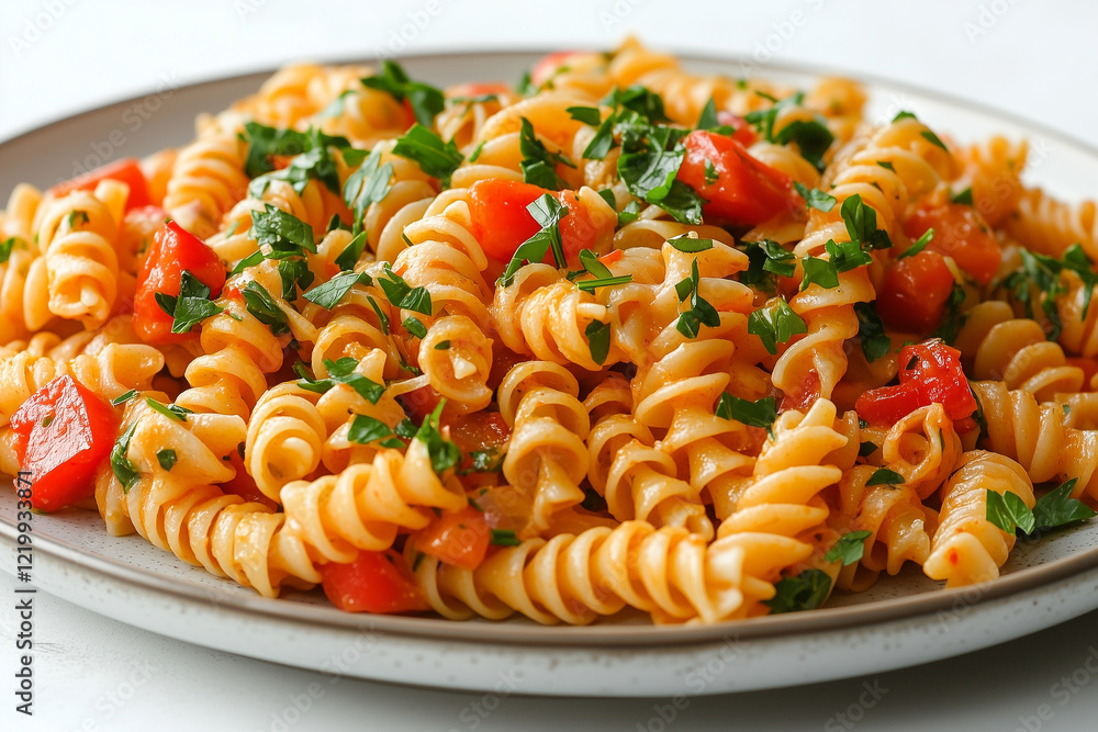 Delicious Rotini Pasta with Tomatoes and Parsley Delicious Rotini Pasta with Tomatoes and Parsley