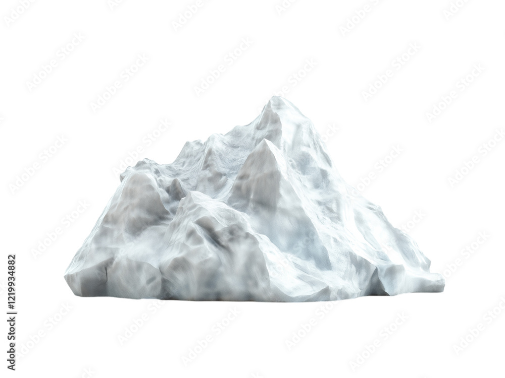 Obraz premium Iceberg transparent background