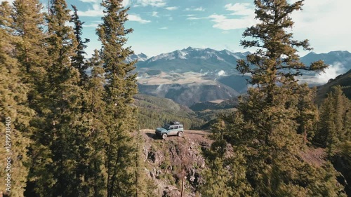 4K Aerial Camping Offroading Overlanding family adventure Colorado mountains