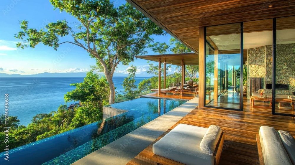 Luxury Tropical Villa with Infinity Pool and Ocean View Luxury Tropical Villa with Infinity Pool and Ocean View