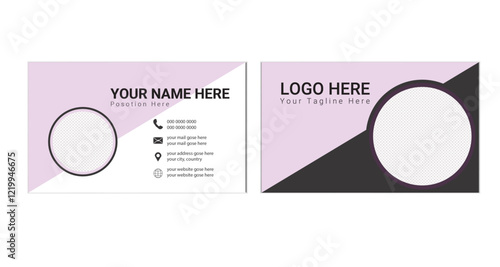 Business card design template, Clean professional business card template, visiting card, business card template.