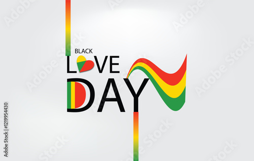 Embracing Diversity Black Love Day Design