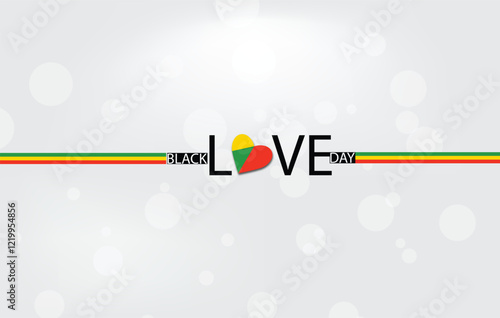 Illustration celebrating Black Love Day