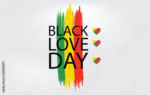 Festival of Colors Black Love Day Design