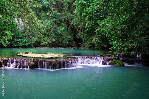 Than Bok Khorani national park, Krabi Thailand. Beautiful waterfalls in southern Thailand 