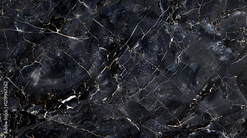 Wallpaper Mural Natural black marble texture for skin tile wallpaper, generative ai Torontodigital.ca