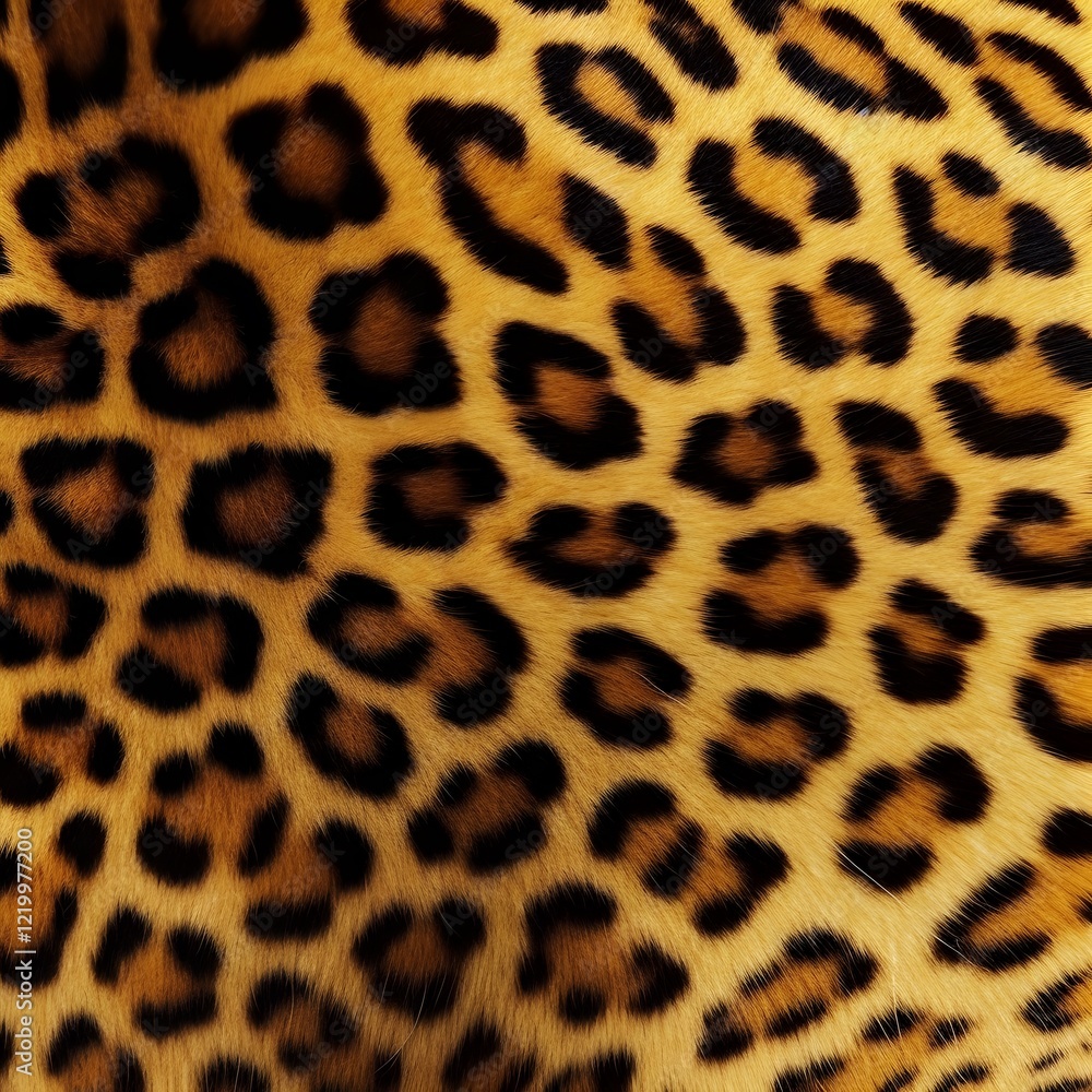 Leopard Fur Texture: Rosette Pattern and Color Variation Leopard Fur Texture: Rosette Pattern and Color Variation