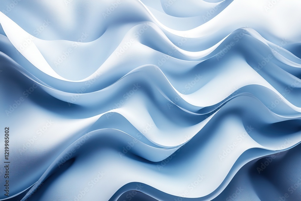Flowing blue waves abstract background design element Flowing blue waves abstract background design element