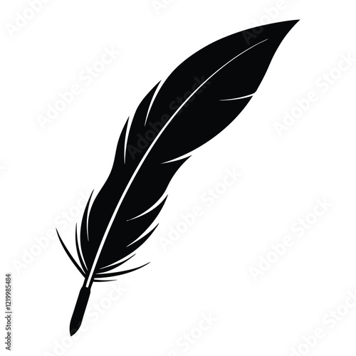 illustration of feather
