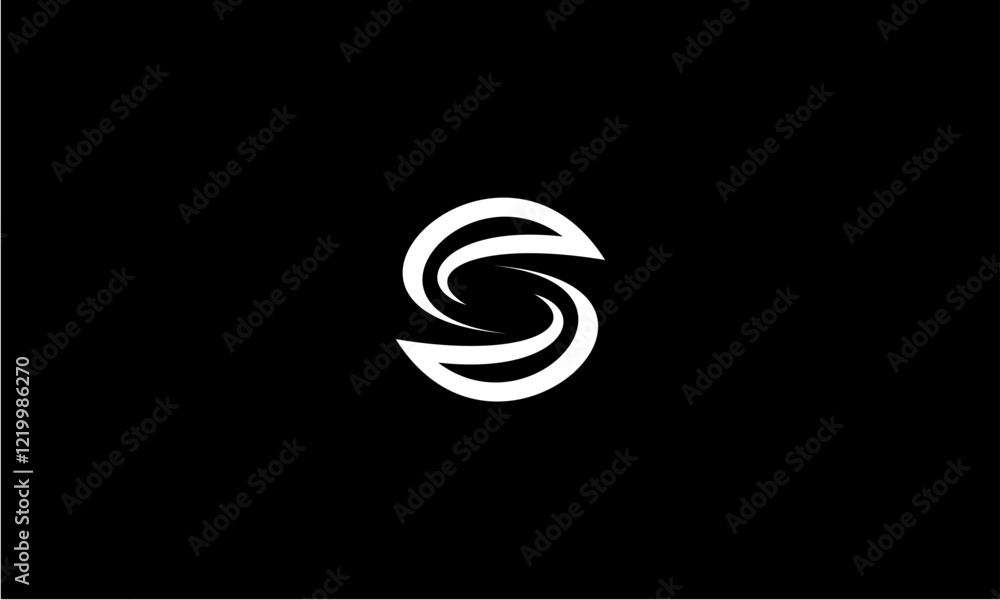 Obraz premium S logo vector