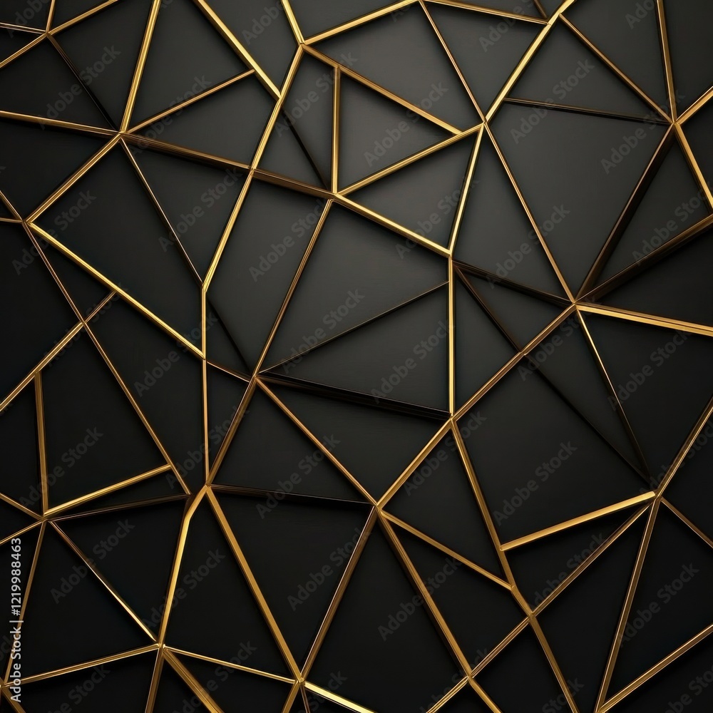 Intricate Geometric Patterns in Metallic Tones Creating a Striking Abstract Design Intricate Geometric Patterns in Metallic Tones Creating a Striking Abstract Design