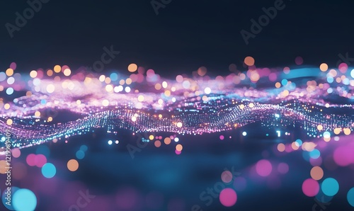 abstract technology ui futuristic concept world digital, generation AI 