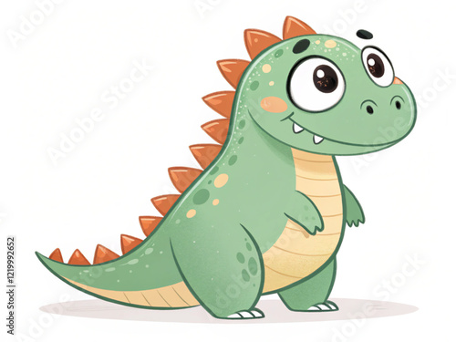 cartoon, animal, dinosaur, dragon, vector, illustration, reptile, crocodile, green, lizard, art, cute, fun, baby, monster, character, drawing, frog, wildlife, nature, alligator, funny, zoo, design, di photo