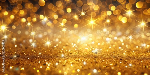 Stunning Gold Glitter Background with Sparkling Texture for Creative Projects, Shimmering Light Effects, and Festive Decorations