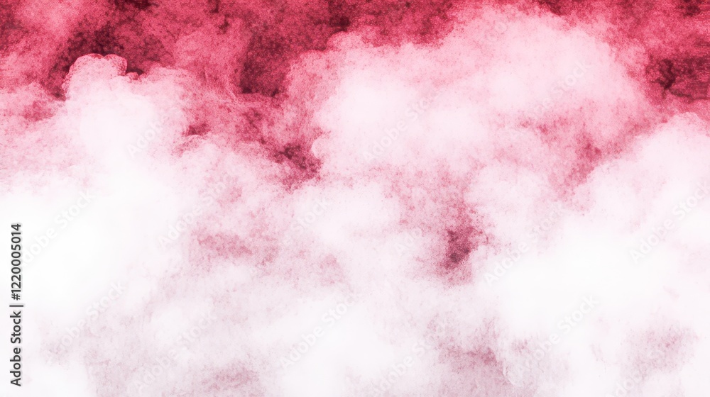 Fototapeta premium Abstract Red and White Smoke Cloud Background Image