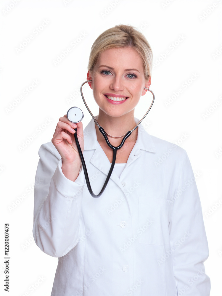 Portraits of professional doctors in medical attire with stethoscopes, representing healthcare, wellness, and patient-focused medical services. Portraits of professional doctors in medical attire with stethoscopes, representing healthcare, wellness, and patient-focused medical services.