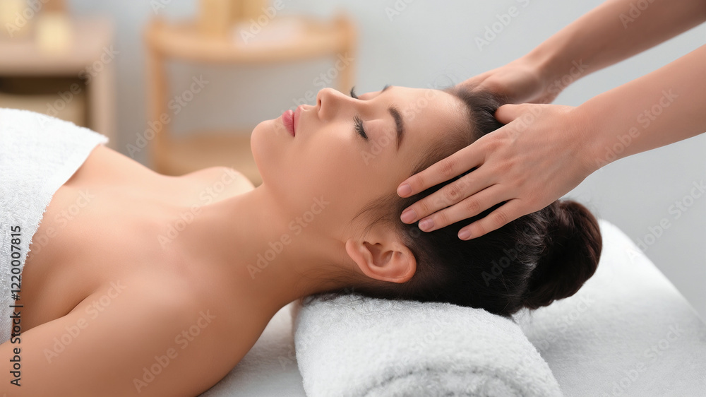 A tranquil spa scene featuring facial massage and beauty therapy, ideal for relaxation, stress relief, and enhancing skincare. Perfect for rejuvenation and self-care. A tranquil spa scene featuring facial massage and beauty therapy, ideal for relaxation, stress relief, and enhancing skincare. Perfect for rejuvenation and self-care.