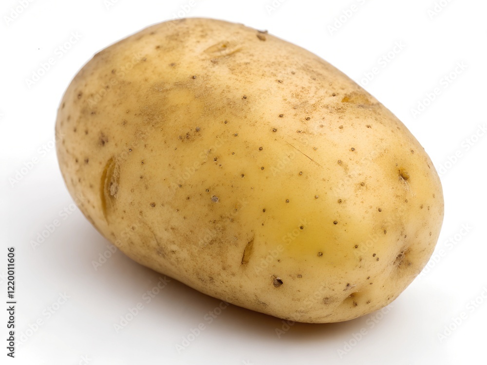 young fresh potatoes isolated on white young fresh potatoes isolated on white