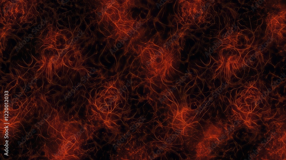 Fototapeta premium Abstract Red Swirls Dark Background Texture Design