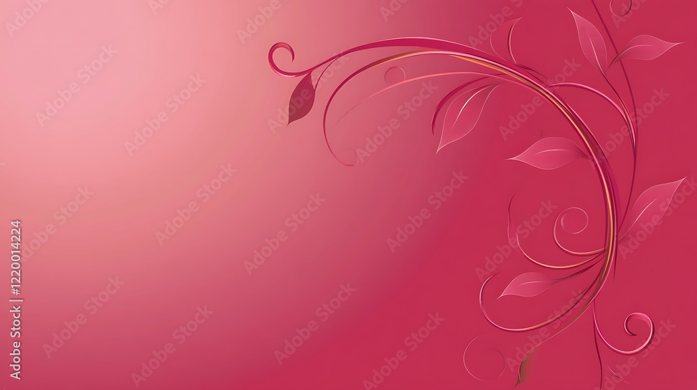 Pink Abstract Floral Design Background Image Pink Abstract Floral Design Background Image