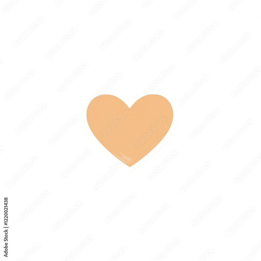 Heart illustration digital artwork transparent background minimalist design soft colors Heart illustration digital artwork transparent background minimalist design soft colors