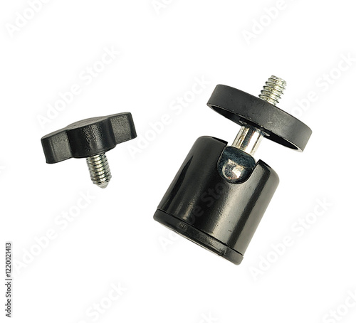 Tripod Ball Head isolated on a white background photo