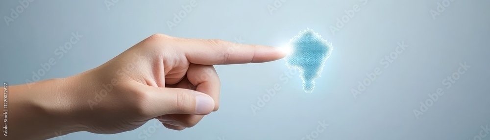 Hand interacting with an interactive digital world map interface for global navigation. Hand interacting with an interactive digital world map interface for global navigation.