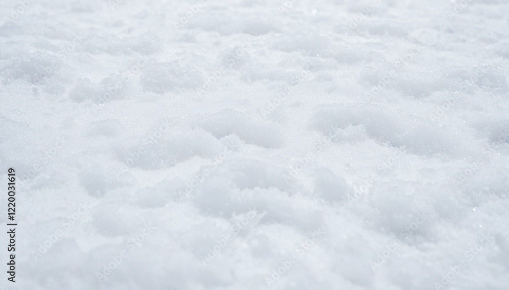 Obraz premium snow isolated on white background close up 
