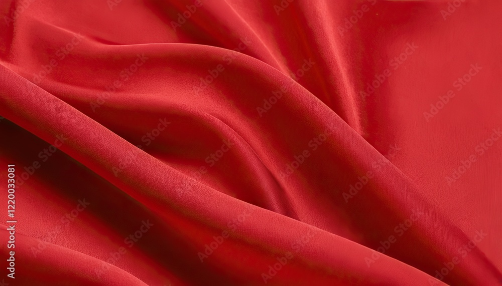 Obraz premium Red silk luxury textile material cloth background