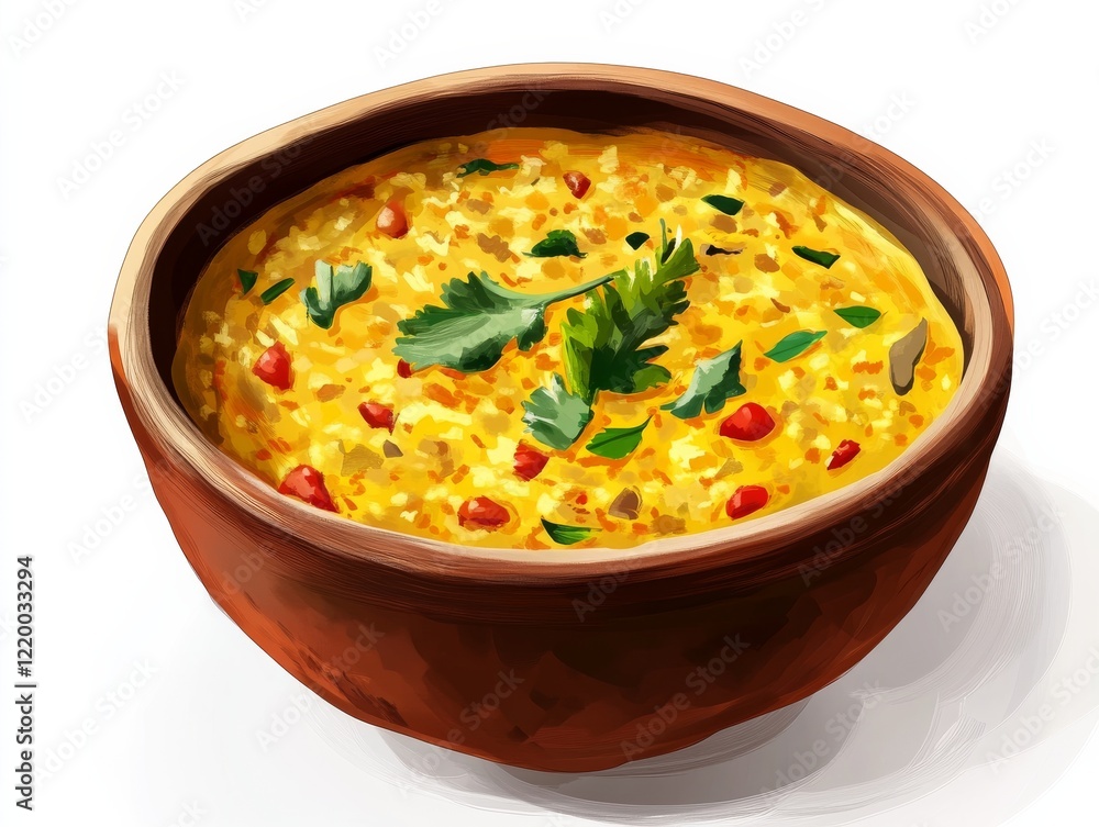 Traditional Indian khichdi with rice, lentils, and vegetables. Featuring a comforting and nutritious dish. Highlighting the texture and flavors of the khichdi. Ideal for food and cultural themes. Traditional Indian khichdi with rice, lentils, and vegetables. Featuring a comforting and nutritious dish. Highlighting the texture and flavors of the khichdi. Ideal for food and cultural themes.