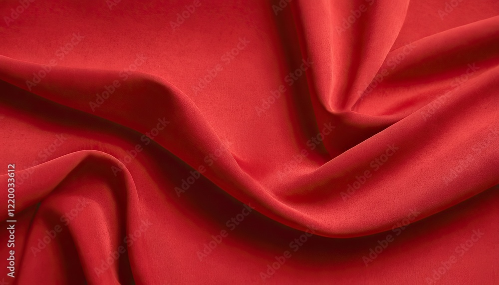 red silk fabric background, view from above. Smooth elegant black silk or satin luxury cloth texture can use as abstract background with copy space, close-up red silk fabric background, view from above. Smooth elegant black silk or satin luxury cloth texture can use as abstract background with copy space, close-up