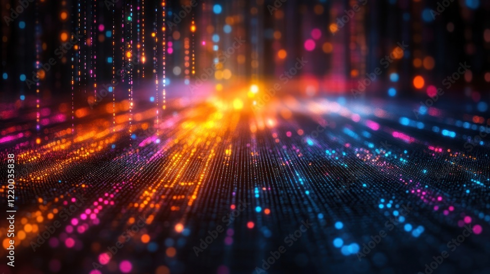 Abstract Digital Data Stream: A Vivid Visualization of Information Flow Abstract Digital Data Stream: A Vivid Visualization of Information Flow
