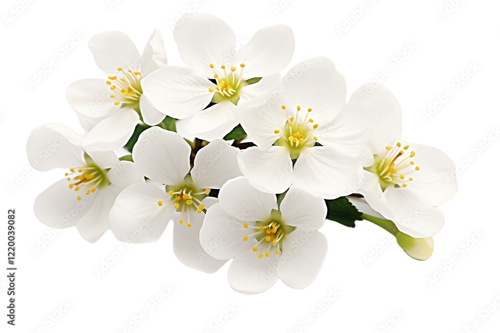 Obraz premium Elegant White Flowers in Full Bloom