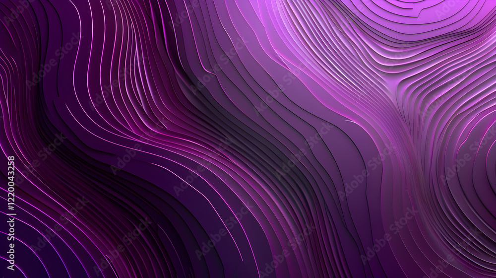 Abstract design featuring flowing lines and gradients in shades of purple and black. Abstract design featuring flowing lines and gradients in shades of purple and black.